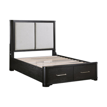 1381K-1EK* (3) Eastern King Platform Bed with Footboard Storage - 1381K-1EK*