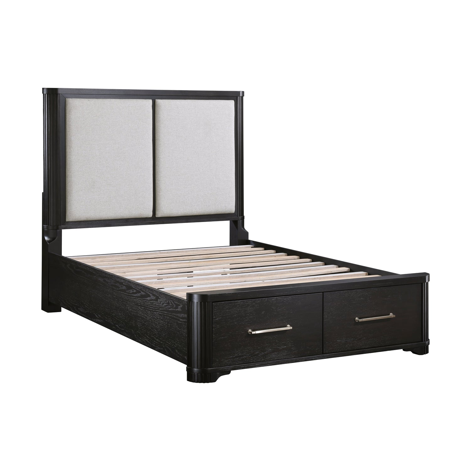 Gilbert Charcoal Storage Platform Bedroom Set from Homelegance - Luna Furniture