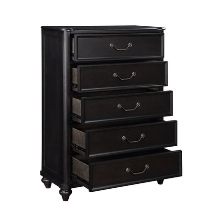 Herman Charcoal Brown Storage Platform Bedroom Set from Homelegance - Luna Furniture