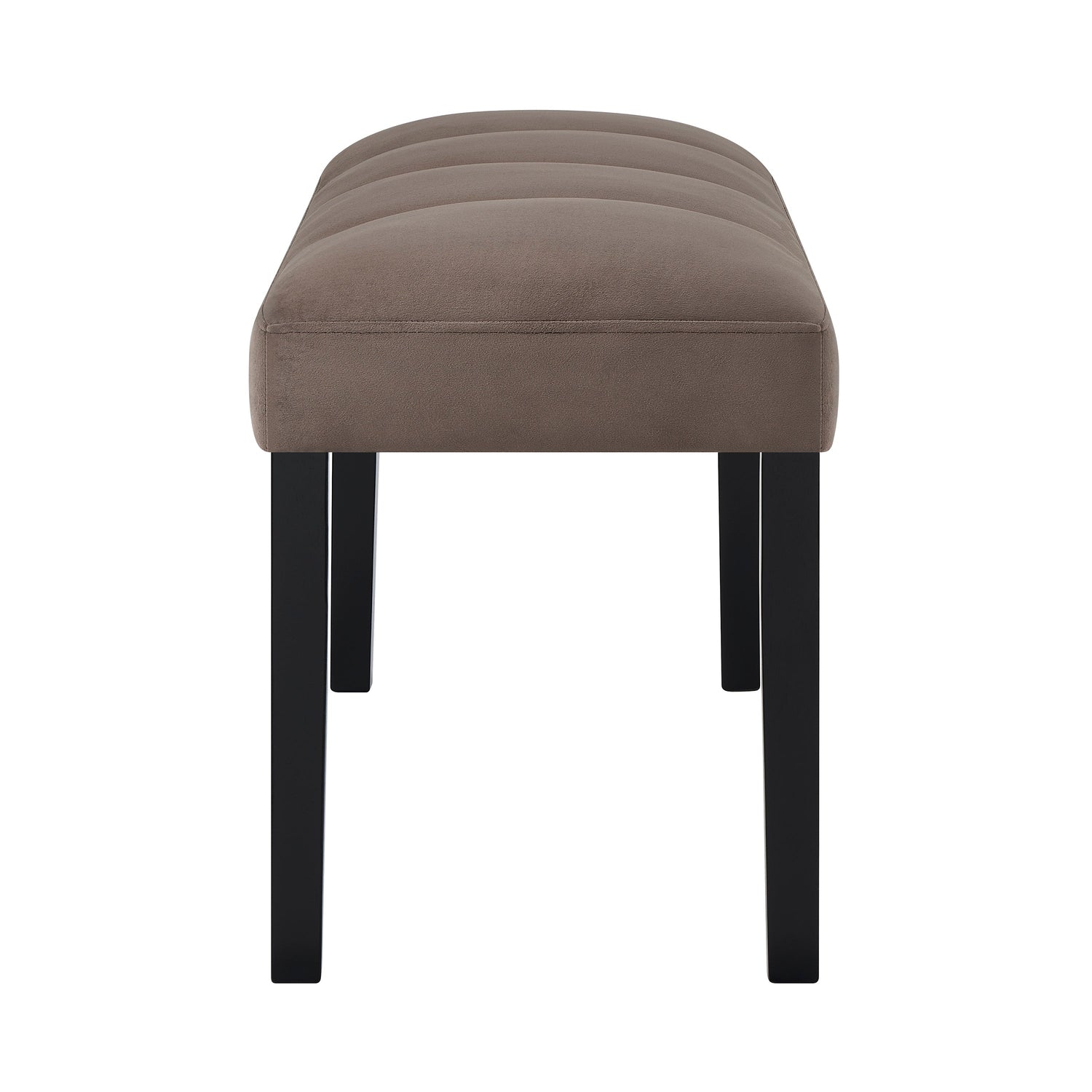 Vega Black/Brown Faux Marble Dining Set from Crown Mark - Luna Furniture