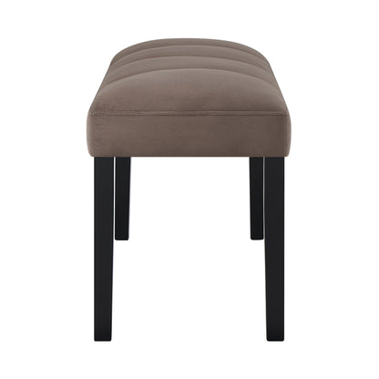 Vega Black/Brown Faux Marble Dining Set from Crown Mark - Luna Furniture