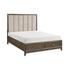 1422N-1* (3) Queen Platform Bed with Footboard Storage - Luna Furniture