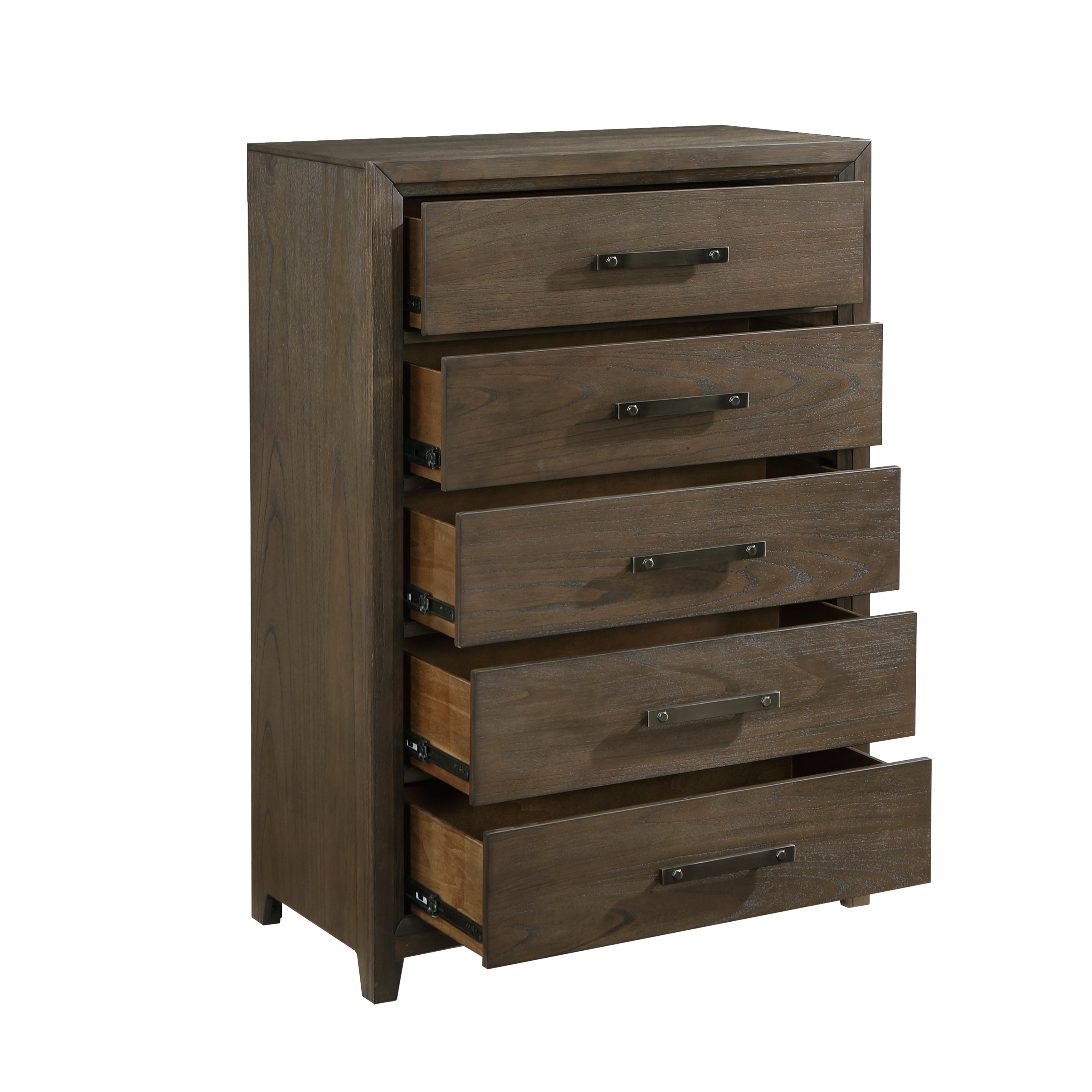 Cambridge Dark Walnut Storage Platform Bedroom Set from Homelegance - Luna Furniture