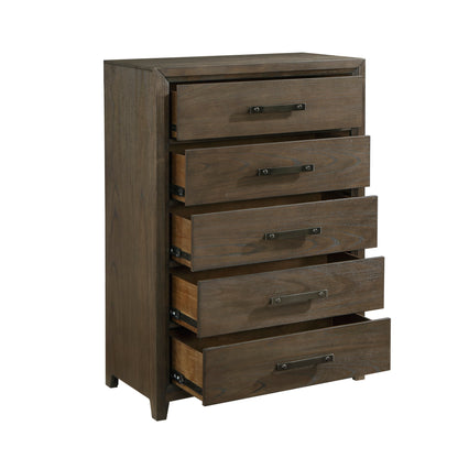 Cambridge Dark Walnut Storage Platform Bedroom Set from Homelegance - Luna Furniture