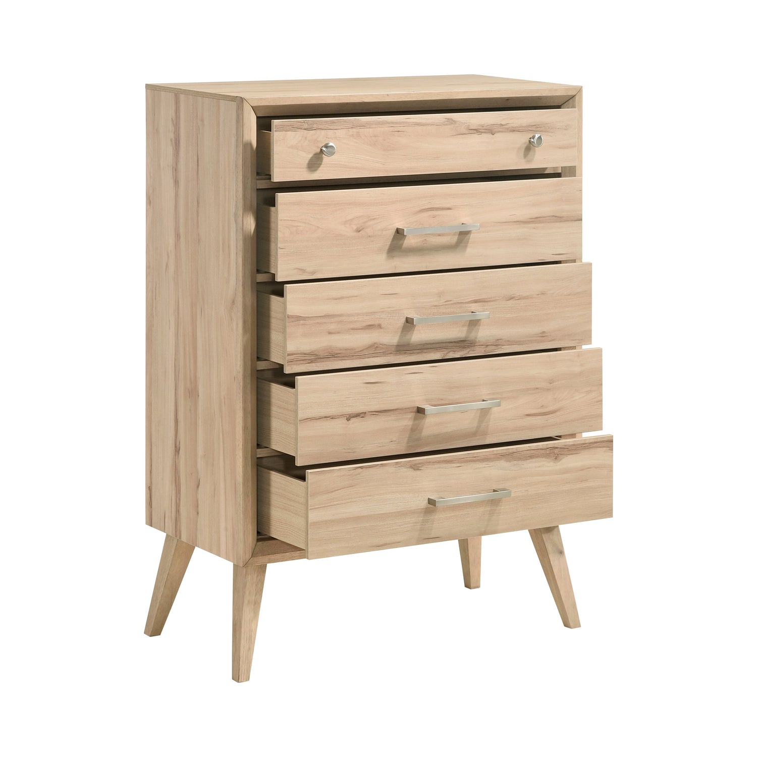 Marrin Natural Oak Panel Bedroom Set from Homelegance - Luna Furniture