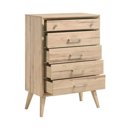 Marrin Natural Oak Panel Bedroom Set from Homelegance - Luna Furniture