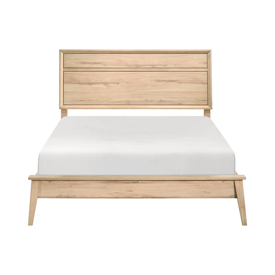 Marrin Natural Oak King Panel Bed from Homelegance - Luna Furniture