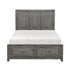 Garretson Gray Queen Storage Platform Bed from Homelegance - Luna Furniture