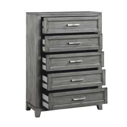 Garretson Gray Storage Platform Bedroom Set from Homelegance - Luna Furniture