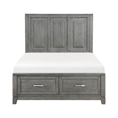 Garretson Gray Storage Platform Youth Bedroom Set from Homelegance - Luna Furniture
