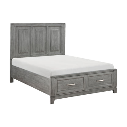 1450F-1* (3) Full Platform Bed with Footboard Storage - 1450F-1*