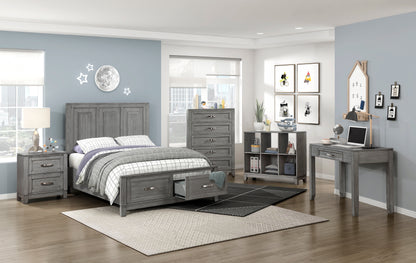 1450F-1* (3) Full Platform Bed with Footboard Storage - 1450F-1*
