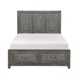 Garretson Gray Storage Platform Bedroom Set from Homelegance - Luna Furniture