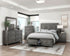 Garretson Gray King Storage Platform Bed from Homelegance - Luna Furniture