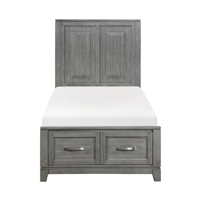 Garretson Gray Storage Platform Youth Bedroom Set from Homelegance - Luna Furniture
