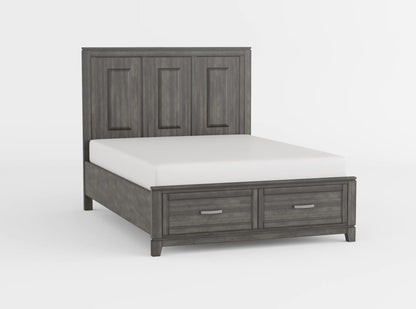 Garretson Gray Twin Storage Platform Bed from Homelegance - Luna Furniture