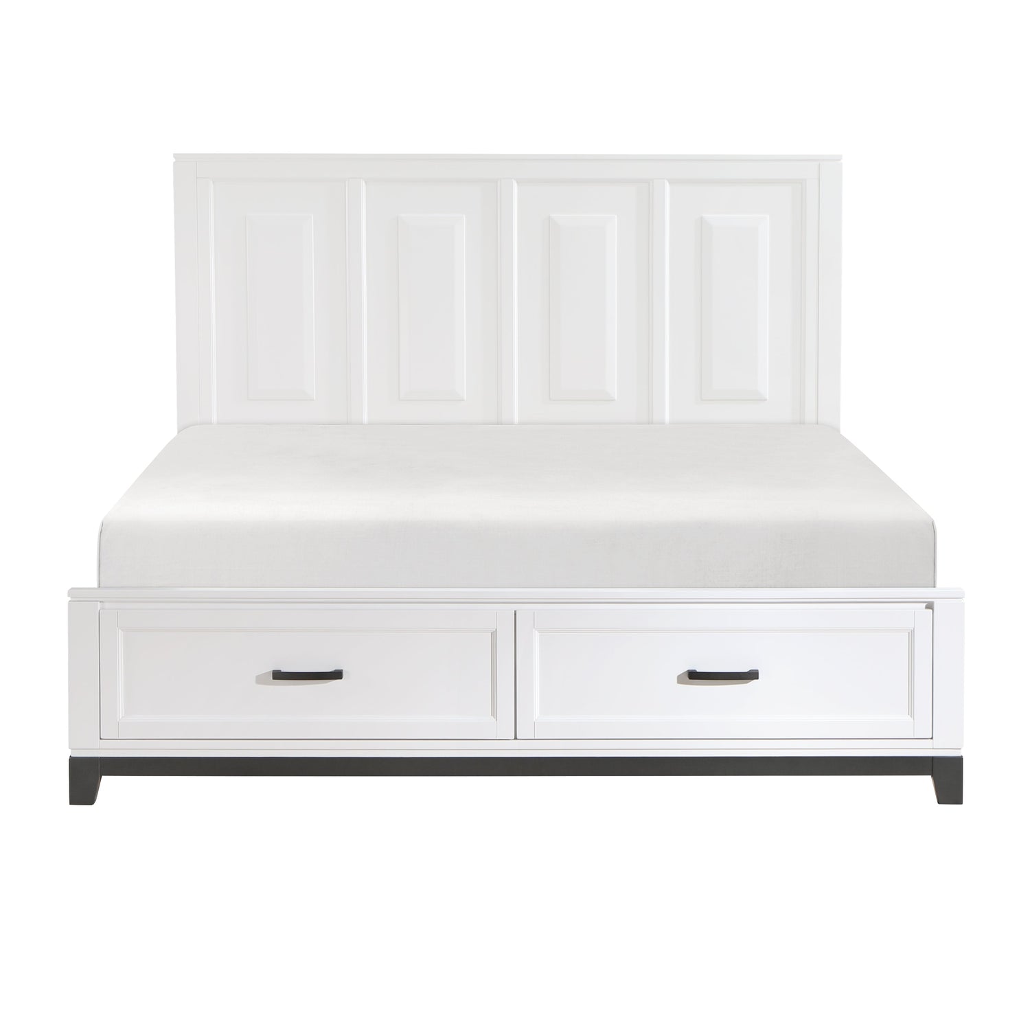 Garretson White Storage Platform Bedroom Set from Homelegance - Luna Furniture