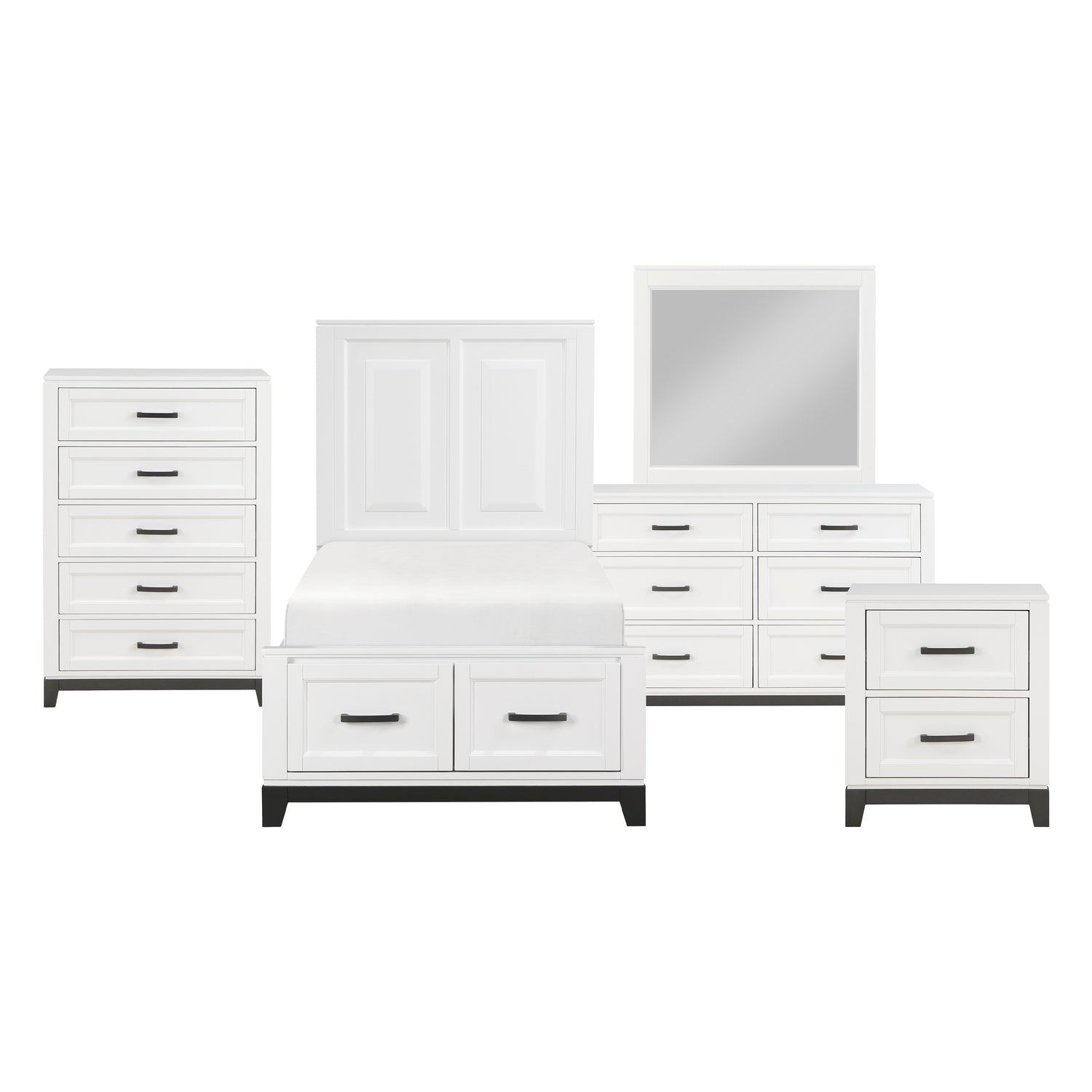 1450WHT-1*9 5pc Set (TB+NS+DR+MR+CH) - 1450WHT-1*9