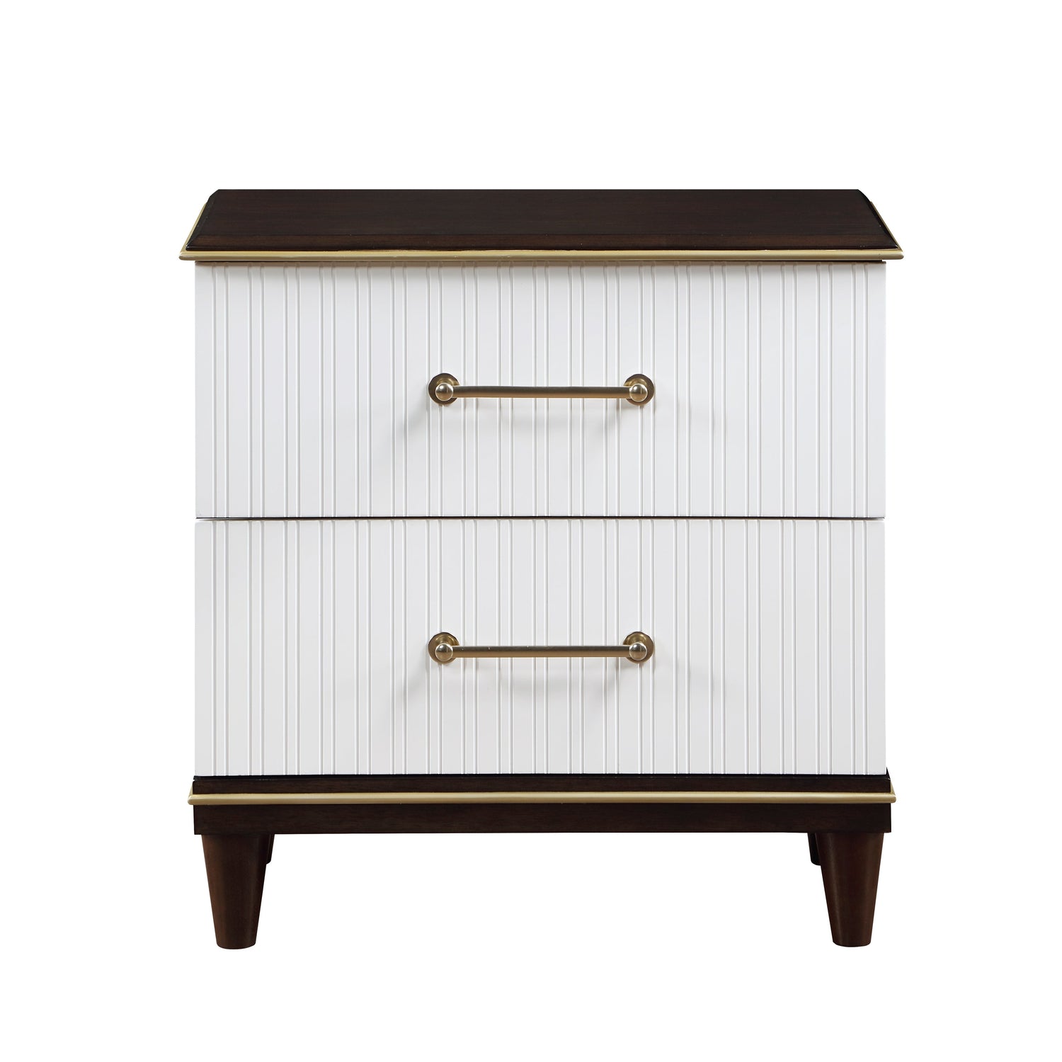 Niles White/Cherry Panel Bedroom Set from Homelegance - Luna Furniture
