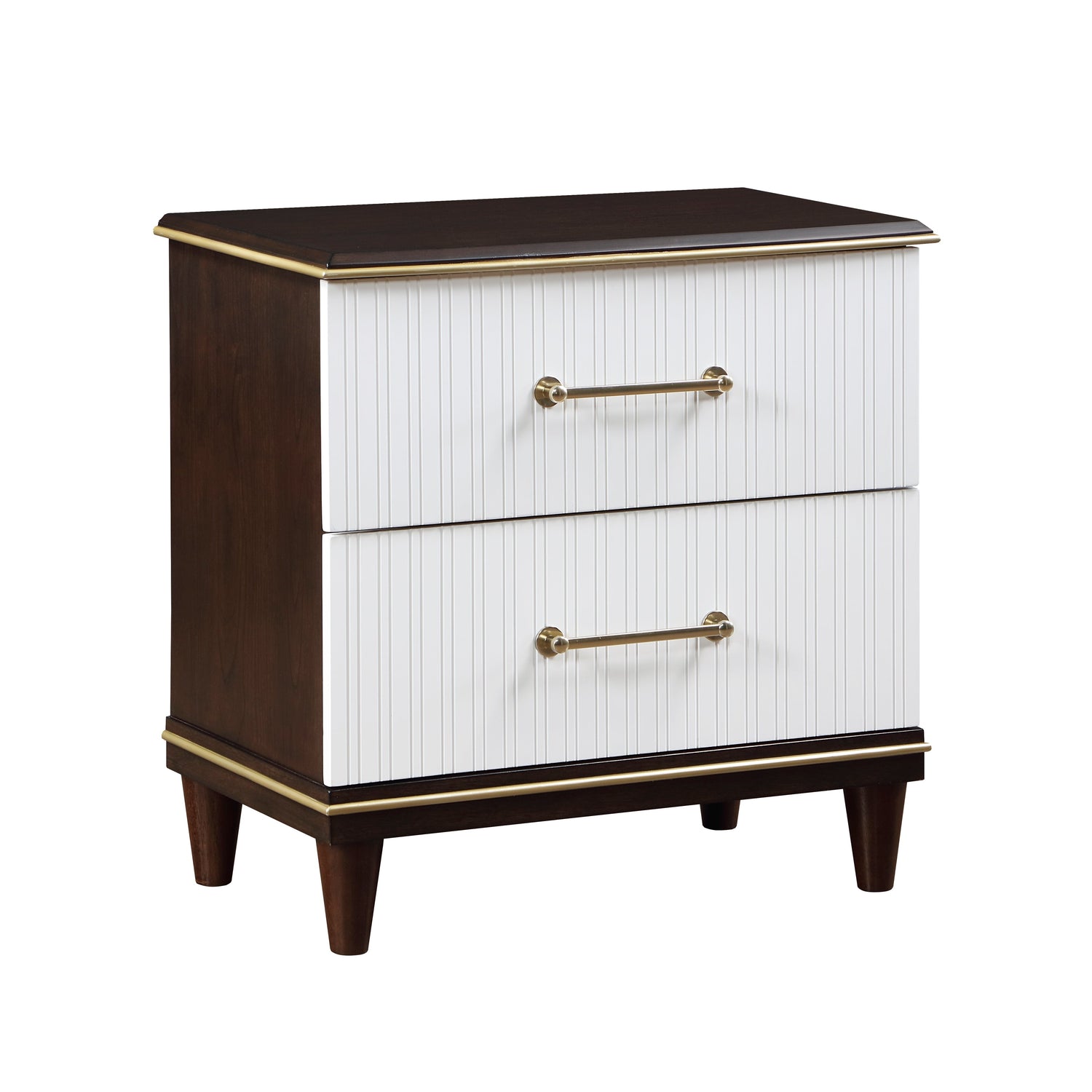 Niles White/Cherry Panel Bedroom Set from Homelegance - Luna Furniture