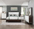 Niles White/Cherry Panel Bedroom Set from Homelegance - Luna Furniture