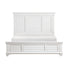 Mackinac White King Panel Bed from Homelegance - Luna Furniture