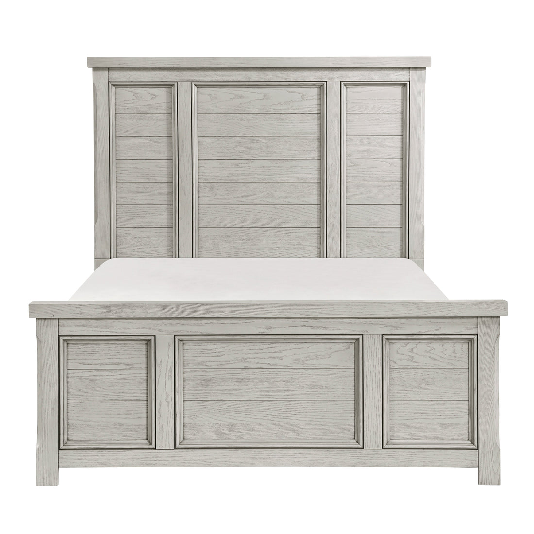 Providence Light Gray Queen Panel Bed from Homelegance - Luna Furniture
