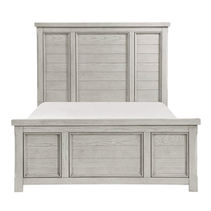 Providence Light Gray Queen Panel Bed from Homelegance - Luna Furniture