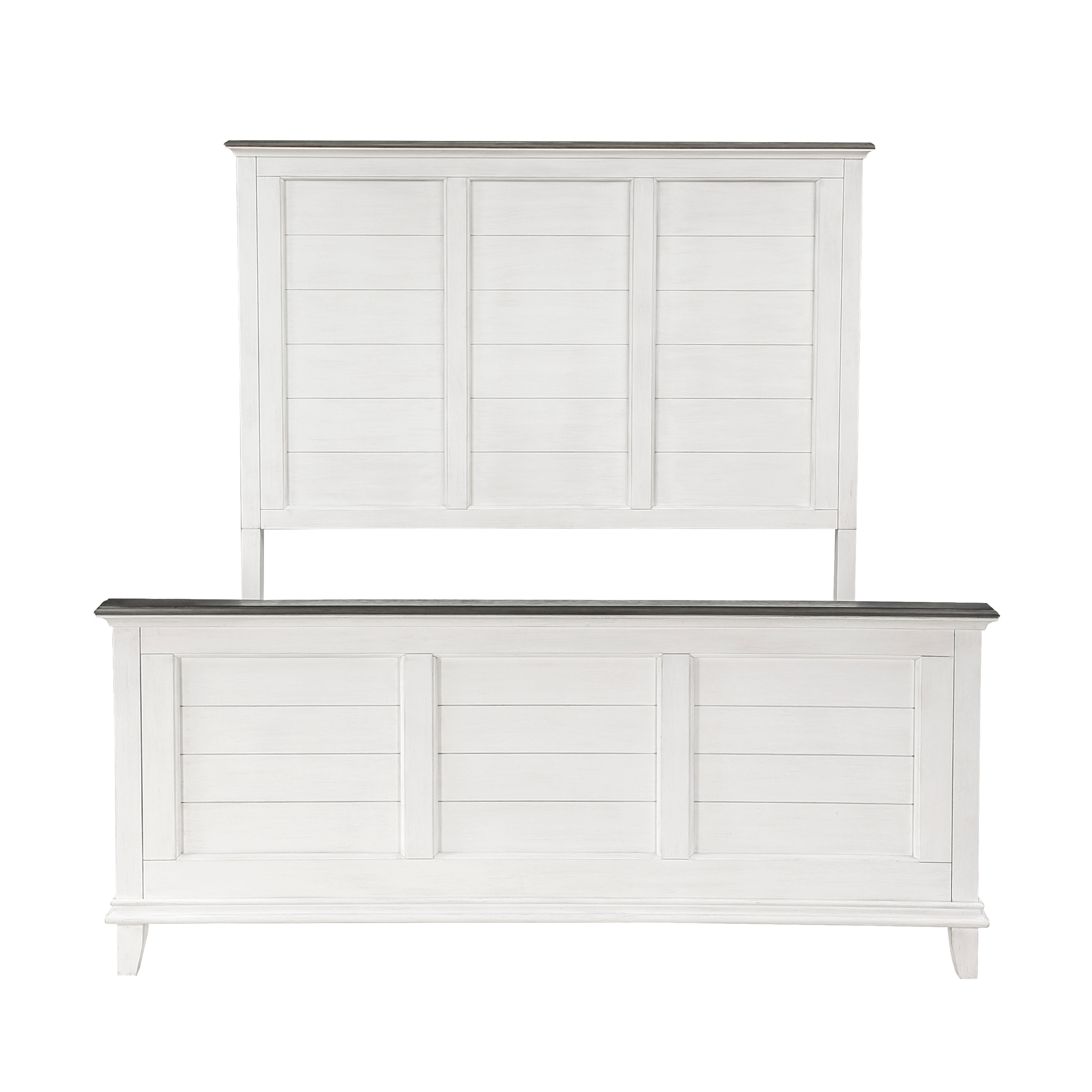 Chesterton Two-tone Queen Panel Bed from Homelegance - Luna Furniture