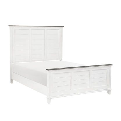 Chesterton Two-tone Queen Panel Bed from Homelegance - Luna Furniture