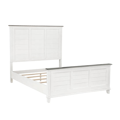Chesterton Two-tone Queen Panel Bed from Homelegance - Luna Furniture