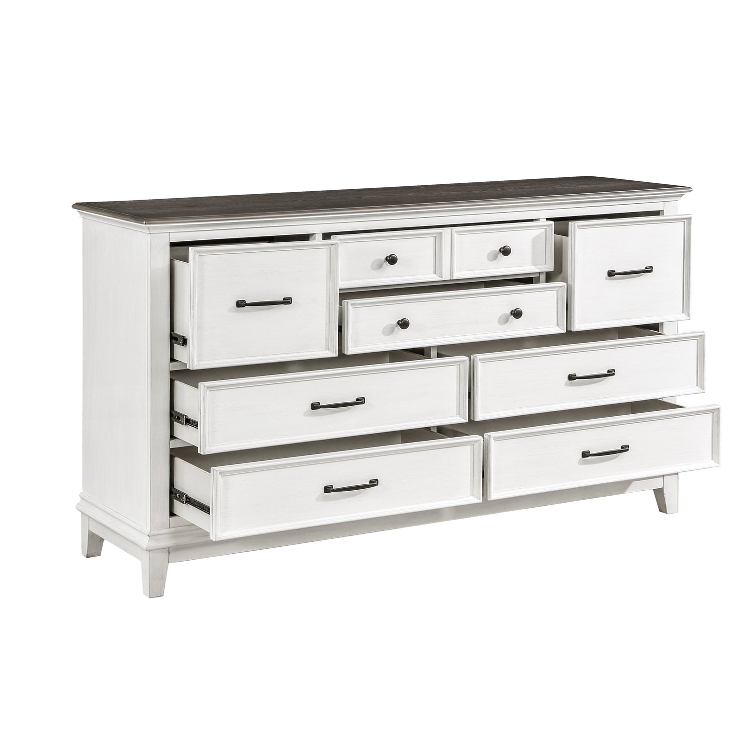 Chesterton Two-tone Panel Bedroom Set from Homelegance - Luna Furniture