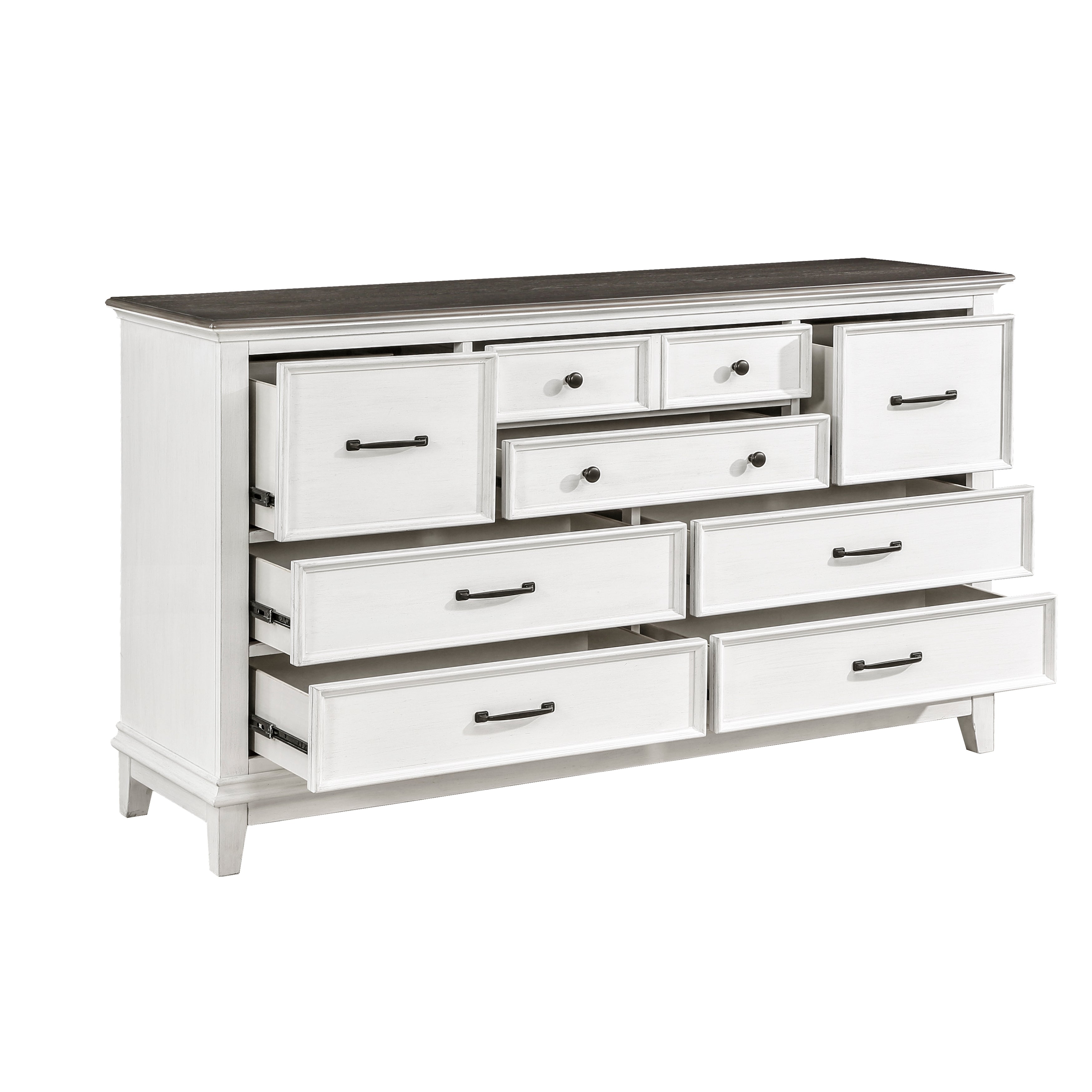 Chesterton Two-tone Panel Bedroom Set from Homelegance - Luna Furniture