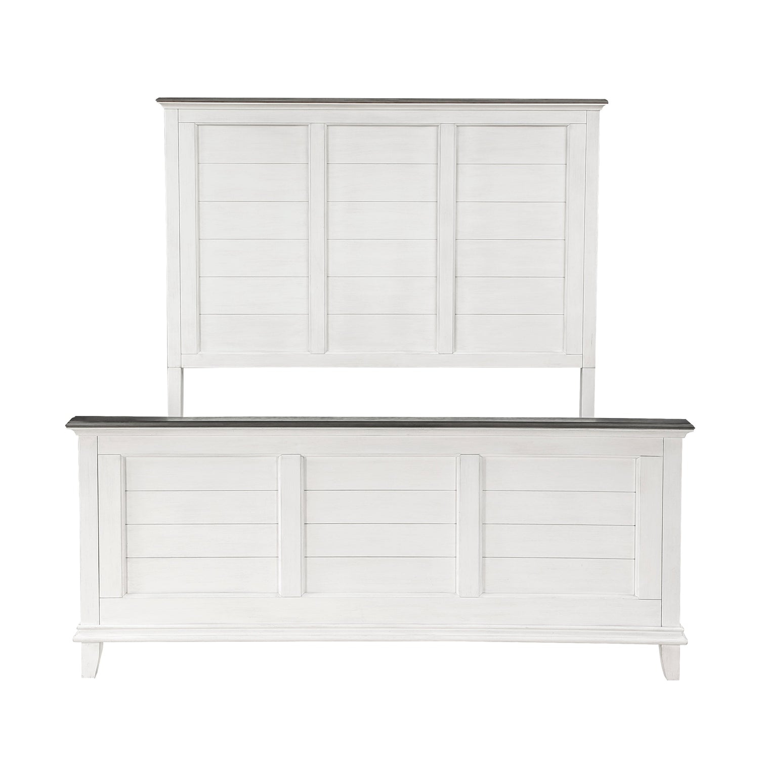 Chesterton Two-tone King Panel Bed from Homelegance - Luna Furniture