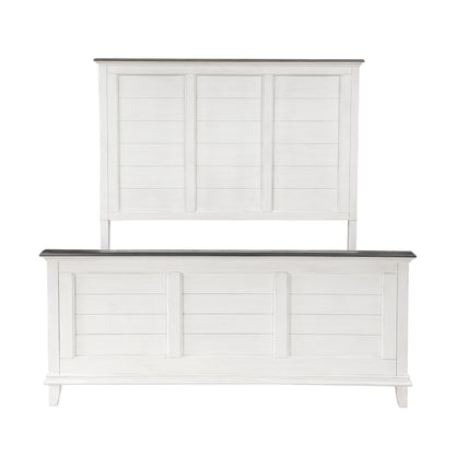Chesterton Two-tone King Panel Bed from Homelegance - Luna Furniture
