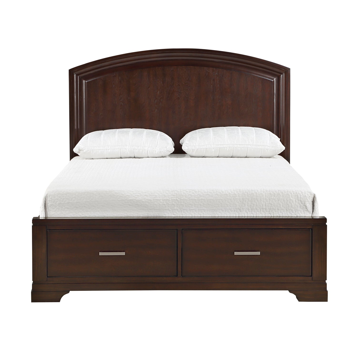Hudson Cherry King Storage Platform Bed from Homelegance - Luna Furniture