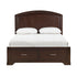Hudson Cherry King Storage Platform Bed from Homelegance - Luna Furniture