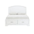 Hudson White Queen Storage Platform Bed from Homelegance - Luna Furniture