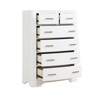 Hudson White Storage Platform Bedroom Set from Homelegance - Luna Furniture