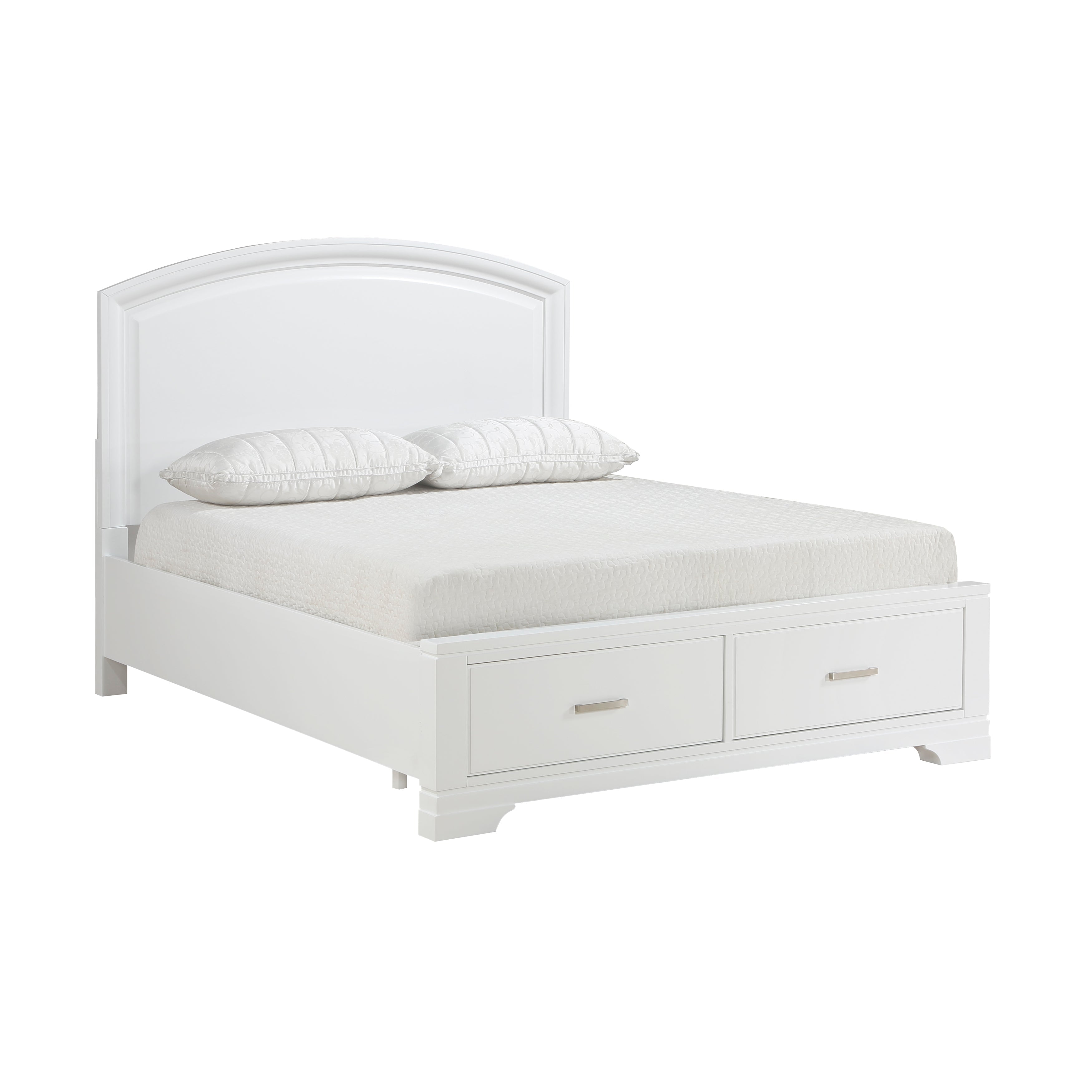 Hudson White Storage Platform Youth Bedroom Set from Homelegance - Luna Furniture