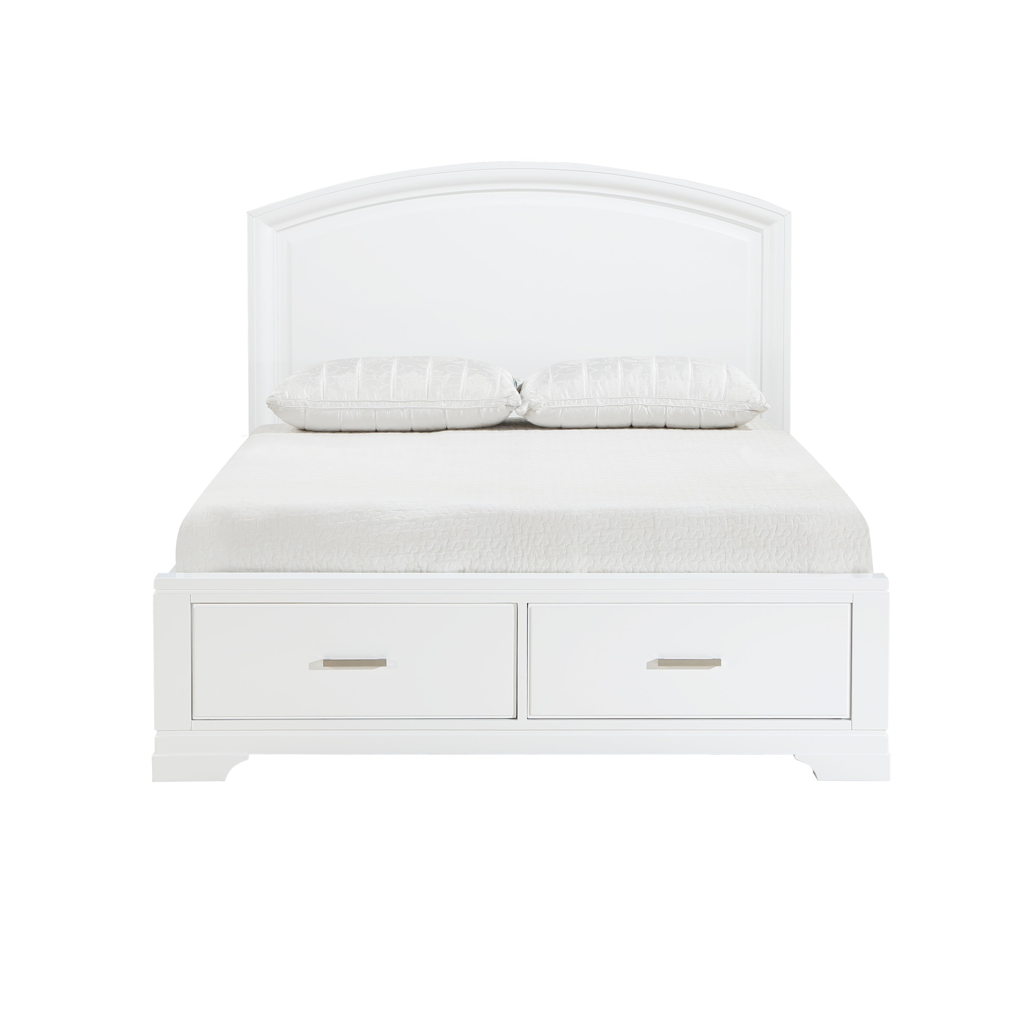 Hudson White Storage Platform Bedroom Set from Homelegance - Luna Furniture