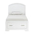 Hudson White Twin Storage Platform Bed from Homelegance - Luna Furniture