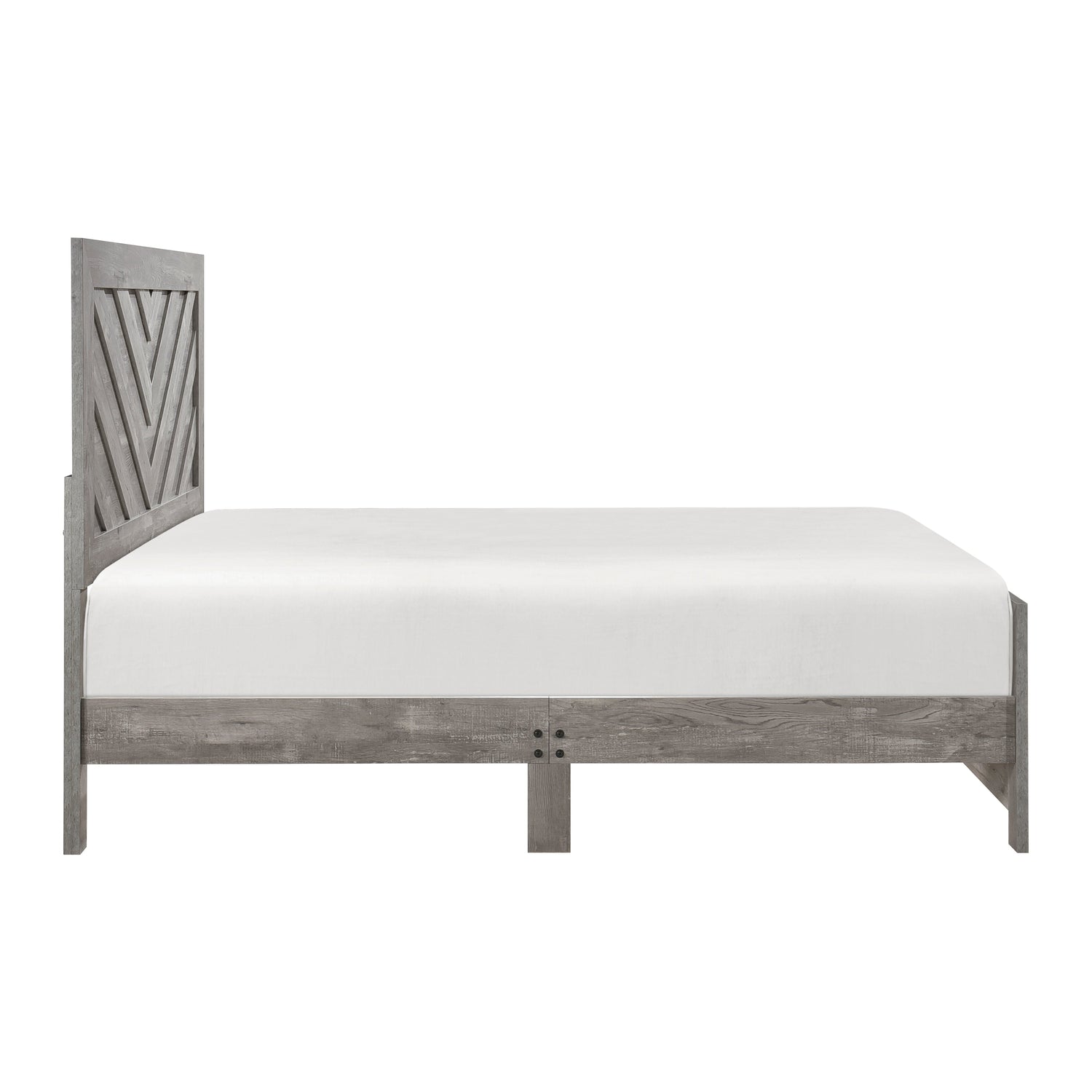 Corbin Gray V-Pattern Panel Bedroom Set from Homelegance - Luna Furniture
