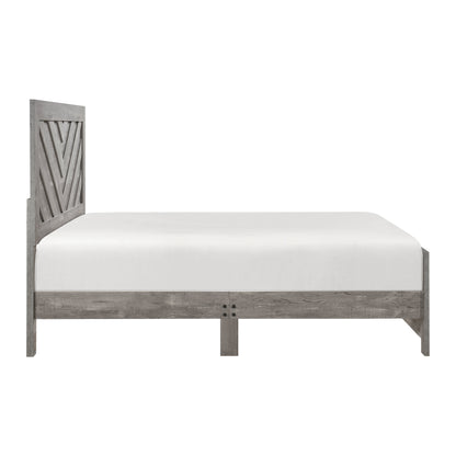 Corbin Gray V-Pattern Panel Bedroom Set from Homelegance - Luna Furniture