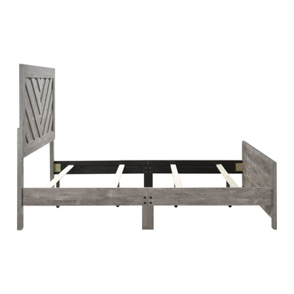 Corbin Gray V-Pattern Panel Bedroom Set from Homelegance - Luna Furniture