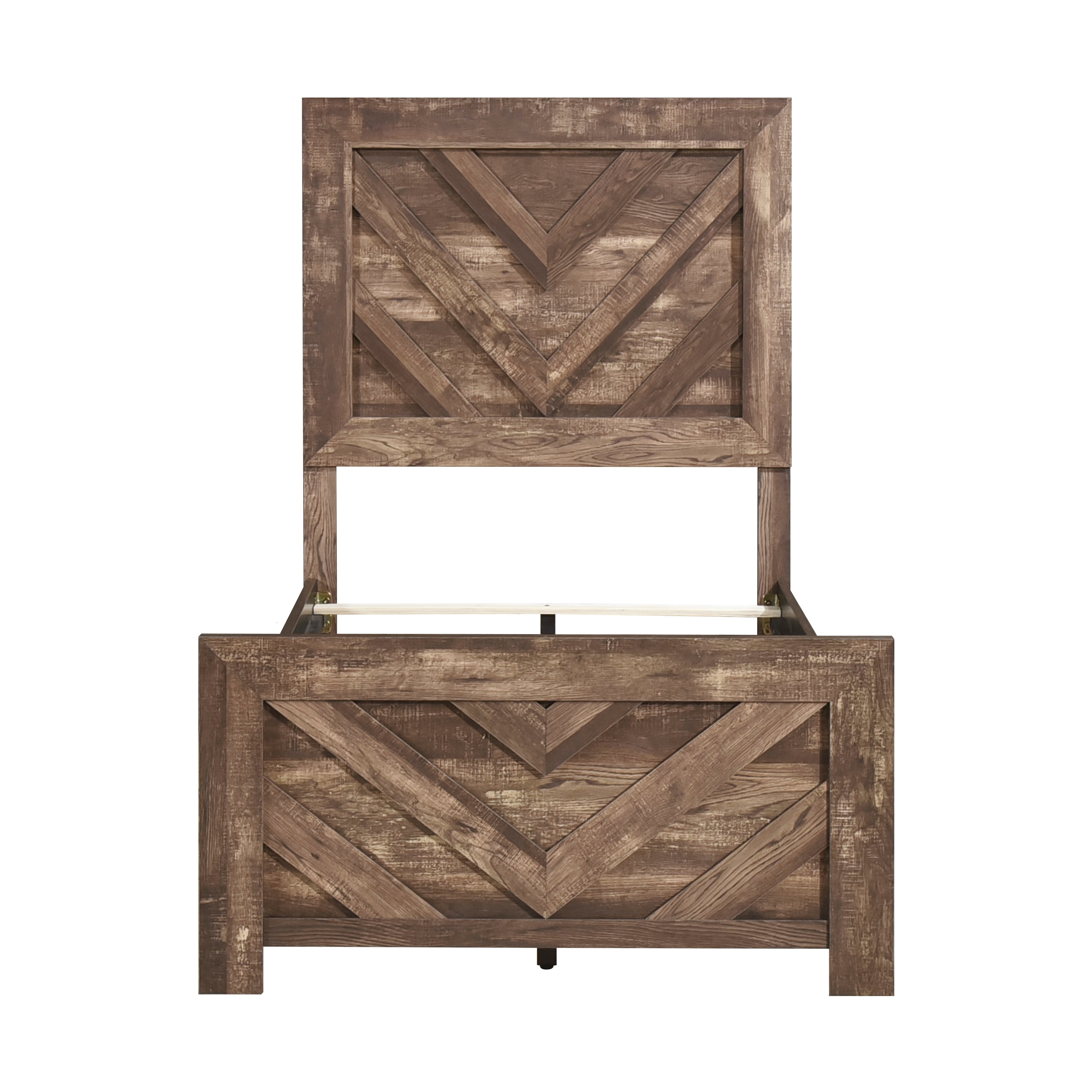 Corbin Brown V-Pattern Panel Youth Bedroom Set from Homelegance - Luna Furniture