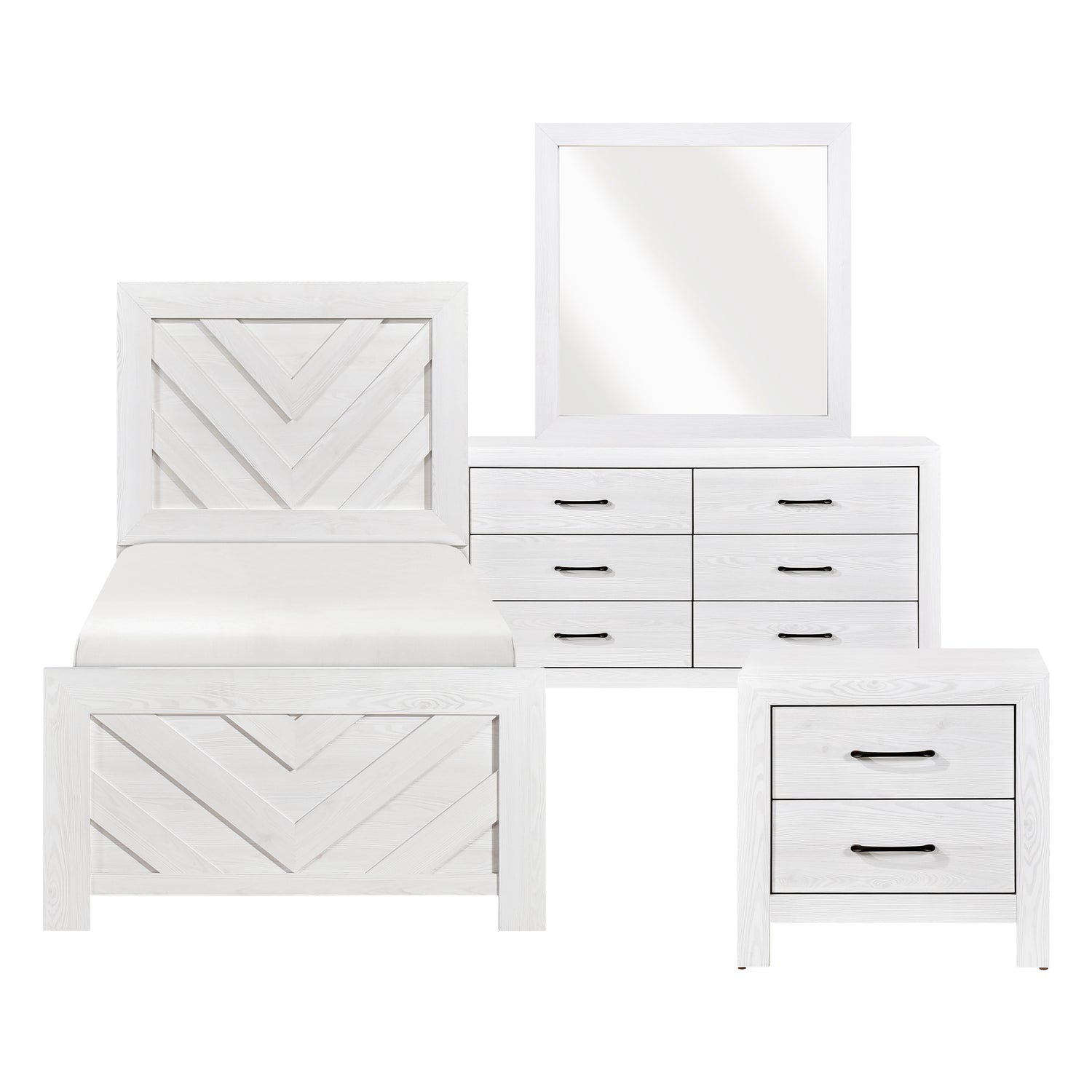 1534NPWHT-1*4 4pc Set (TB+NS+DR+MR) - 1534NPWHT-1*4