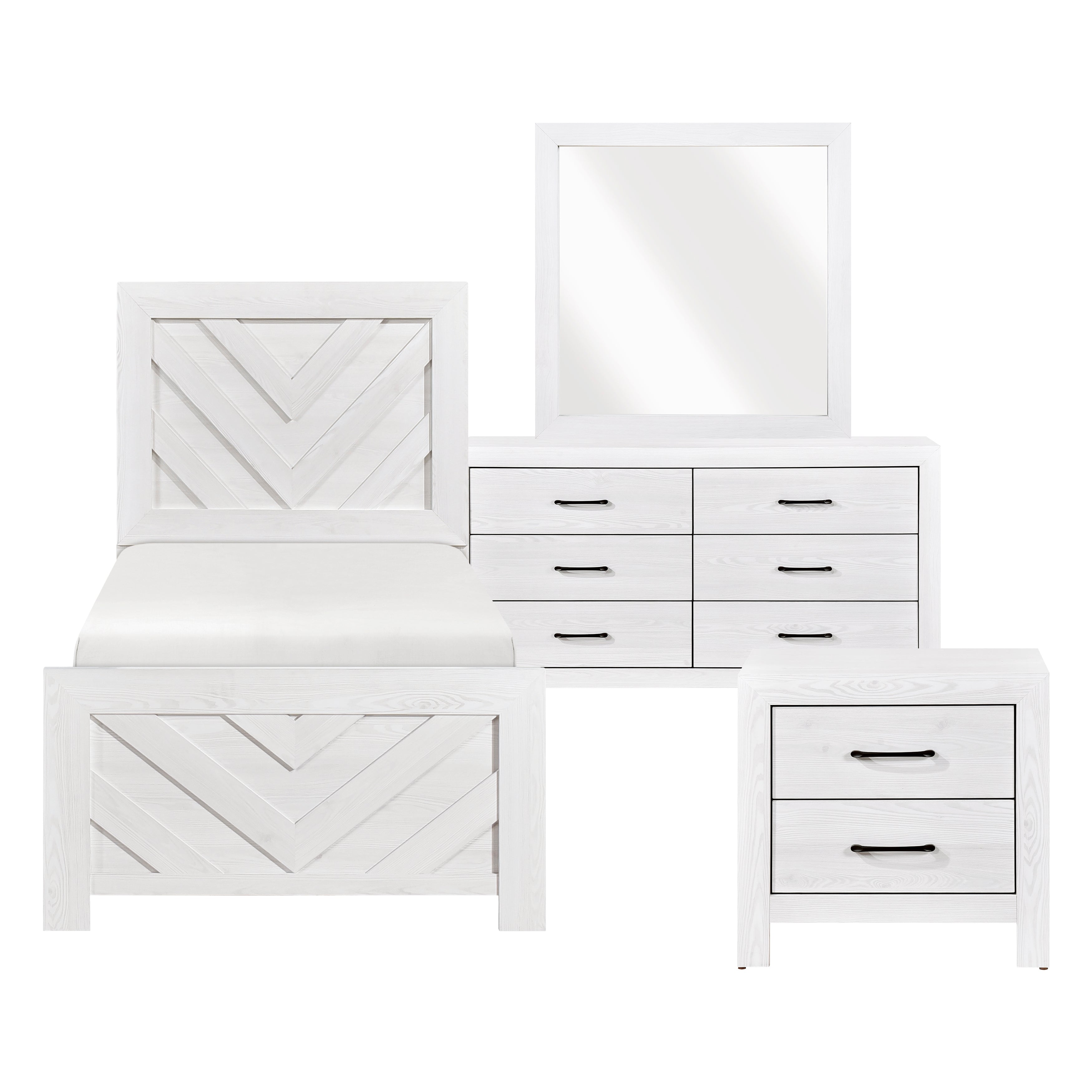 1534NPWHT-1*4 4pc Set (TB+NS+DR+MR) - 1534NPWHT-1*4