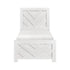 1534NPWHT-1 Twin Bed - 1534NPWHT-1