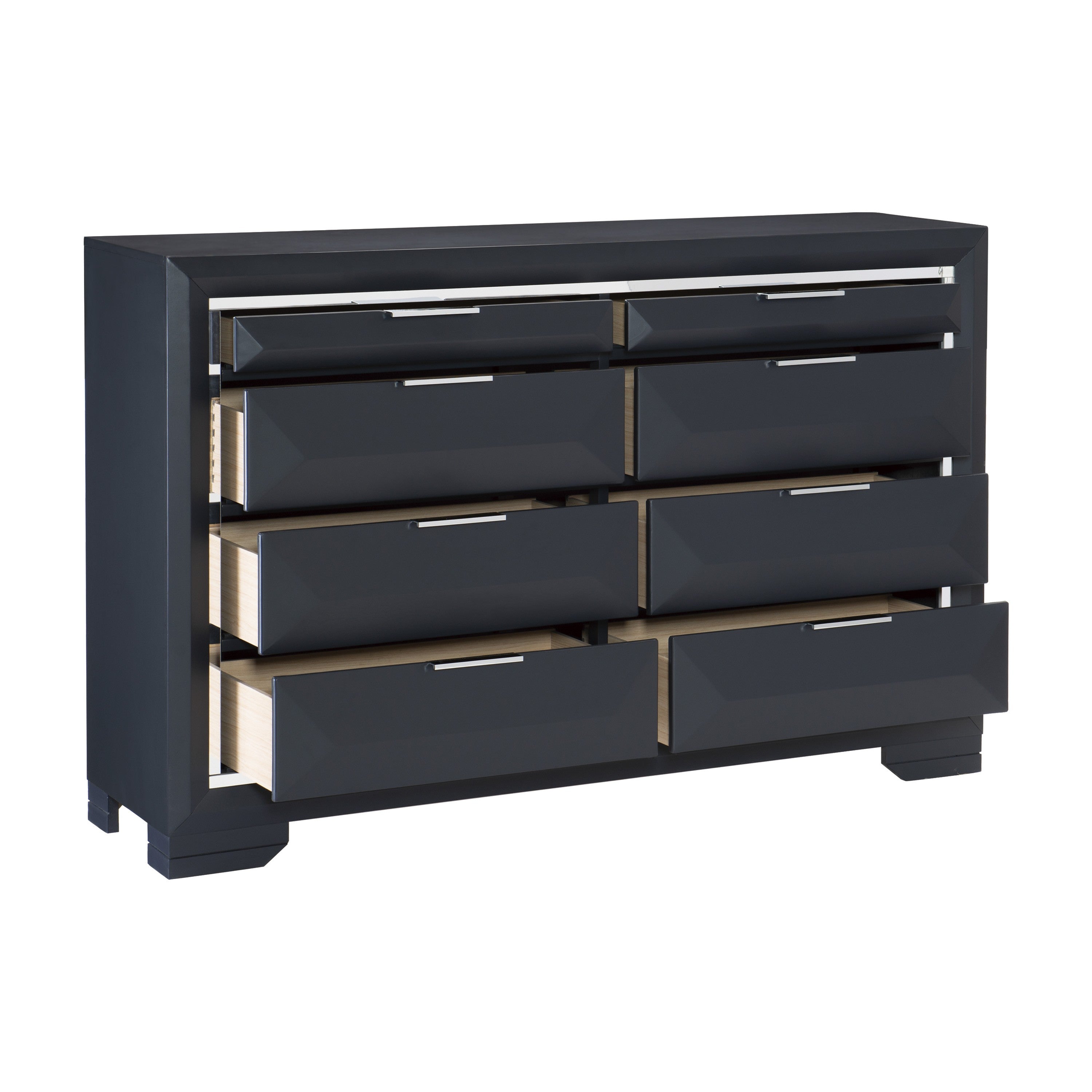 Rosemont Midnight Blue Storage Platform Bedroom Set from Homelegance - Luna Furniture